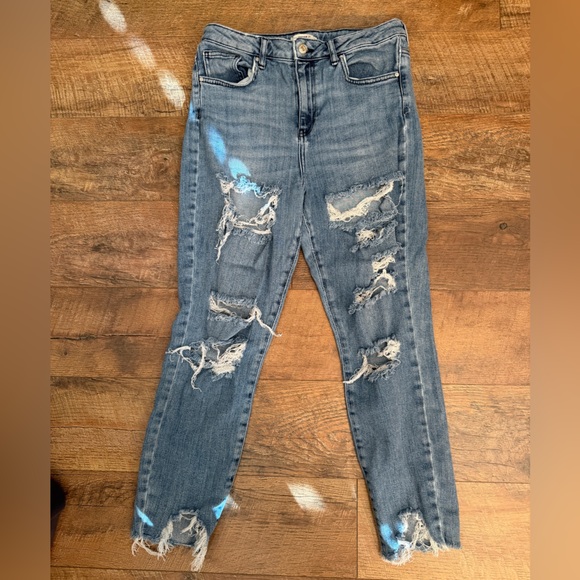 Forever 21 Denim - Forever 21 Distressed Blue Jeans